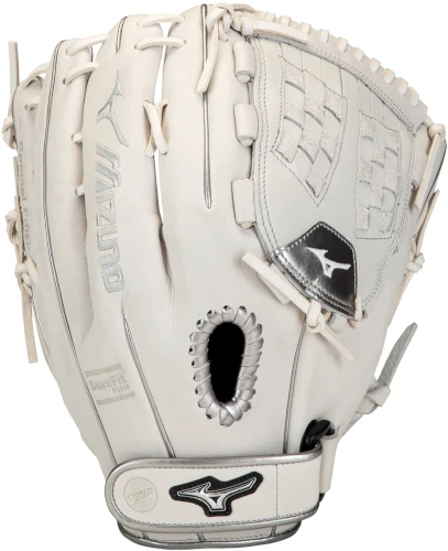 12.5 Inch Mizuno MVP Prime SE GMVP1250PSEF8-White/Silver Women's Fastpitch Softball Glove 3 12.5 Inch Mizuno MVP Prime SE GMVP1250PSEF8-White/Silver Women's Fastpitch Softball Glove