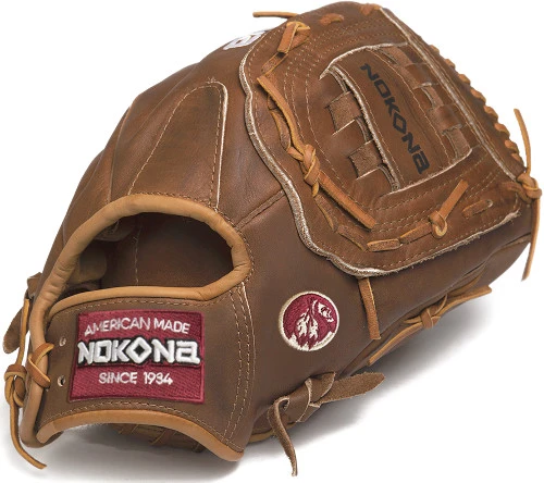 13 Inch Nokona Walnut W1300 Adult Baseball Glove 3 13 Inch Nokona Walnut W1300 Adult Baseball Glove