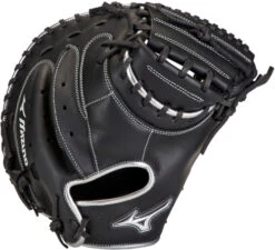 34 Inch Mizuno MVP Prime SE GXC50PSE8-Black/Silver Adult Baseball Catcher Mitt