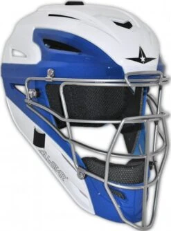 All-Star - MVP2510WTT - Youth Level White Two Tone Catcher's Helmet