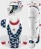 Easton Jen Schro The Very Best Stars & Stripes Women's Large Fastpitch Softball Catchers Gear Set A165448SS