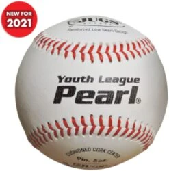 Jugs Pearl Youth League Leather Baseball B5220