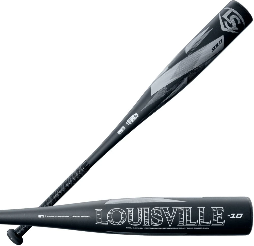 2022 Louisville Slugger Solo USSSA Balanced Baseball Bat (-10oz) WTLSLS6X1022 3 2022 Louisville Slugger Solo USSSA Balanced Baseball Bat (-10oz) WTLSLS6X1022