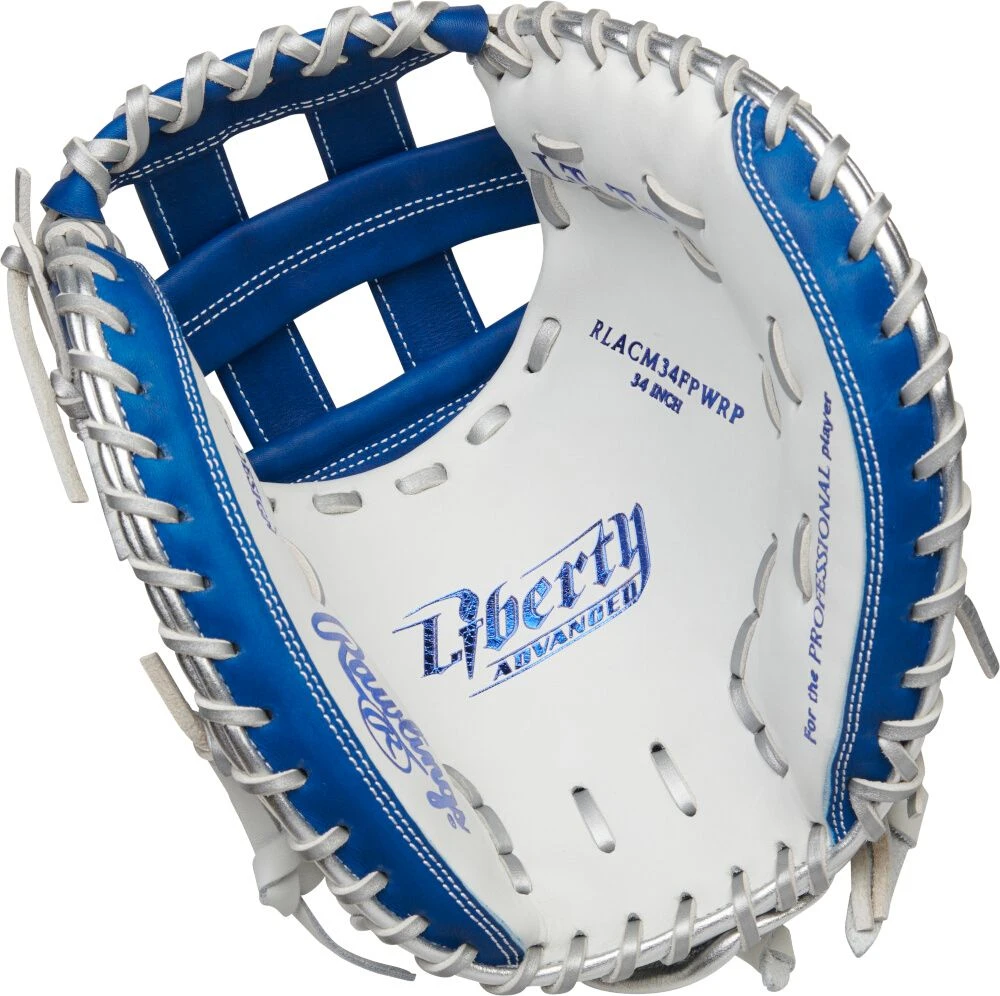 34 Inch Rawlings Liberty Advanced Color Series 4.0 Women's Fastpitch Softball Catcher's Mitt RLACM34FPWRP 4 34 Inch Rawlings Liberty Advanced Color Series 4.0 Women's Fastpitch Softball Catcher's Mitt RLACM34FPWRP - Image 2