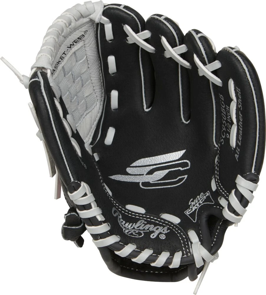 9.5 Inch Rawlings Sure Catch Youth Pro Taper Baseball Glove SC950BGB 4 9.5 Inch Rawlings Sure Catch Youth Pro Taper Baseball Glove SC950BGB - Image 2