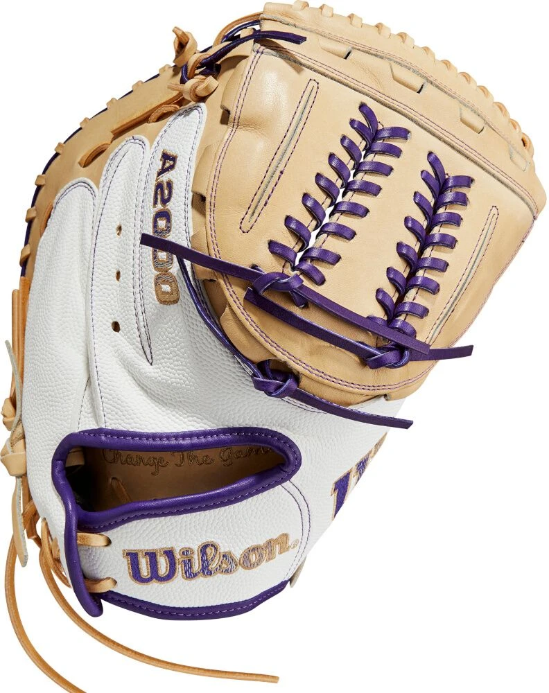 34 Inch Wilson A2000 Aubree Munro Game Model Fastpitch Softball Catcher Mitt WBW10101834 3 34 Inch Wilson A2000 Aubree Munro Game Model Fastpitch Softball Catcher Mitt WBW10101834