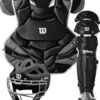 Wilson C1K Protection WTA4603 Adult Baseball Catcher's Gear Set -Baseball Discount Store wilson c1k protection wta4603 adult baseball catcher s gear set 8