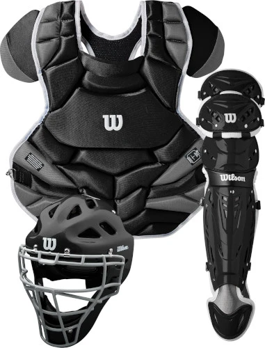 Wilson C1K Protection WTA4603 Adult Baseball Catcher's Gear Set 3 Wilson C1K Protection WTA4603 Adult Baseball Catcher's Gear Set