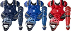 Wilson C1K Protection WTA4604 Intermediate Baseball Catcher's Gear Set -Baseball Discount Store wilson c1k protection wta4604 intermediate baseball catcher s gear set 9