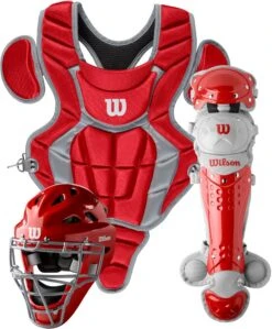 Wilson C200 Youth Baseball Catcher's Gear Kit WB57116 21 Wilson C200 Youth Baseball Catcher's Gear Kit WB57116 -Baseball Discount Store wilson c200 youth baseball catchers gear kit wb57116 36