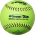 Worth Green Dot AHD11SY 11 Inch ASA Slowpitch Softball