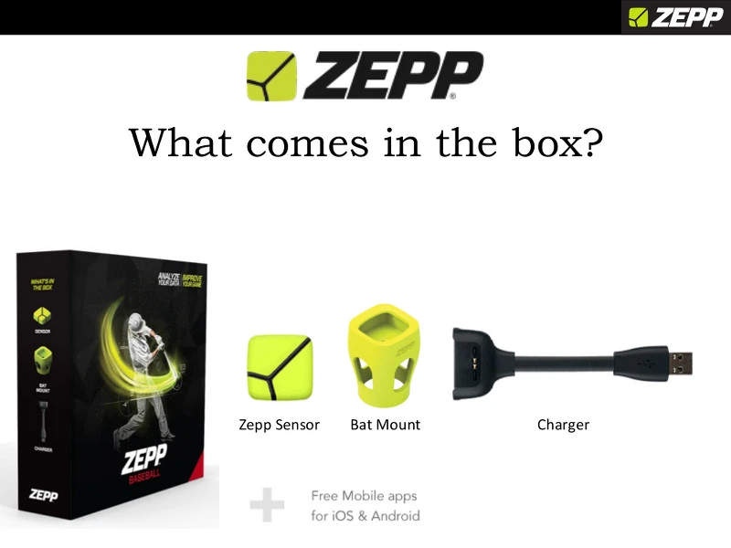 Zepp Baseball ZA1B2NA 3D Motion Sensor Baseball Kit 6 Zepp Baseball ZA1B2NA 3D Motion Sensor Baseball Kit - Image 4